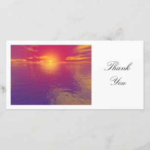 Sunset or Sunrise - Thank You Card