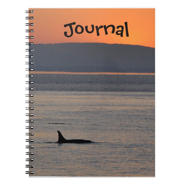 Sunset Orca Journal (Front)
