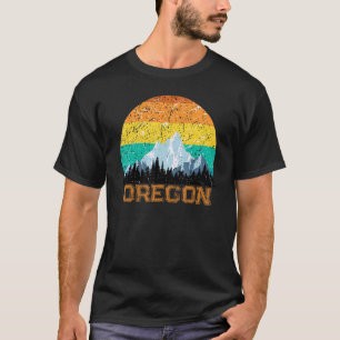 Sunset Oregon Or Souvenir Love Vintage State Outfi T-Shirt