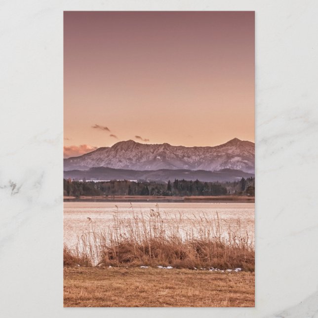 Sunset Osterseen Stationery (Front)