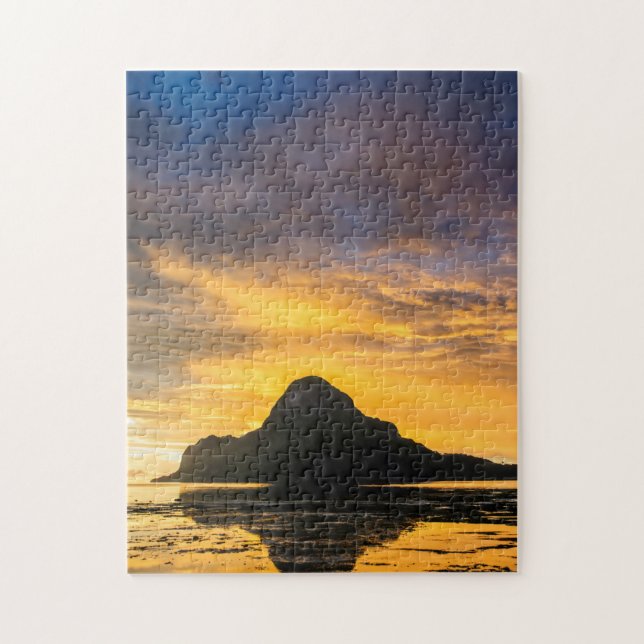 Sunset Over Bacuit Archipelago Jigsaw Puzzle (Vertical)