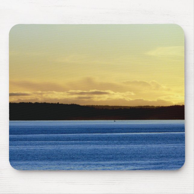 Sunset over Bainbridge Island Mouse Pad (Front)