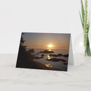 Sunset over Bowman Bay Card