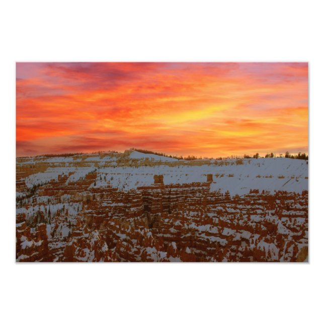 Sunset over Bryce Canyon by Laurie Larson Photo Print (Front)