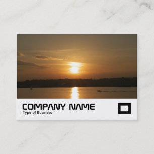 Sunset over Cardiff Bay Business Card