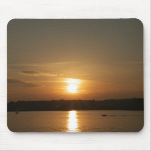 Sunset over Cardiff Bay Mouse Pad