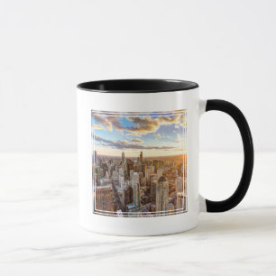 Sunset Over Chicago Mug