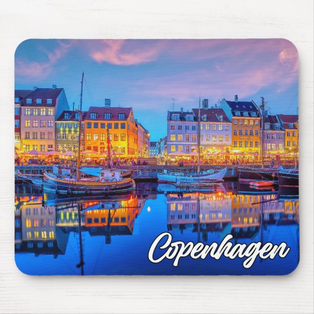 Sunset Over Copenhagen, Denmark Mouse Pad (Front)