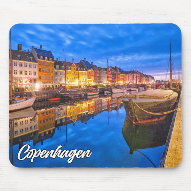 Sunset Over Copenhagen, Denmark Mouse Pad (Front)