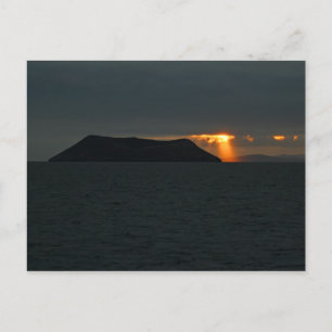 Sunset over Daphne Major Postcard