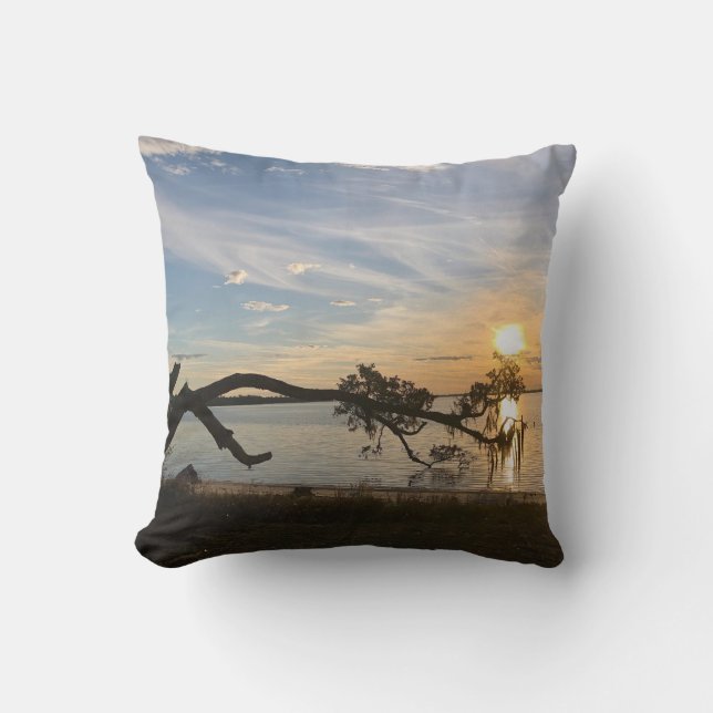 Sunset Over East Bay Cushion (Front)