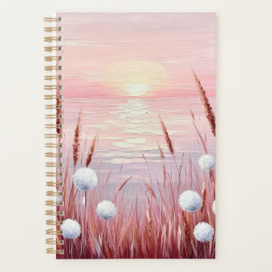 Sunset Over Field of Dandelions Planner
