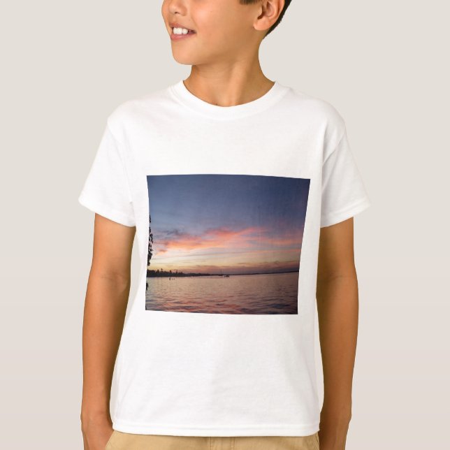 Sunset over Florida Bay, Key Largo FL T-Shirt (Front)