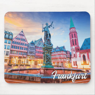 Sunset Over Frankfurt, Germany Mouse Pad