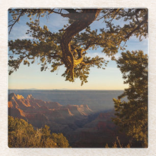 Sunset over Grand Canyon Glass Coaster