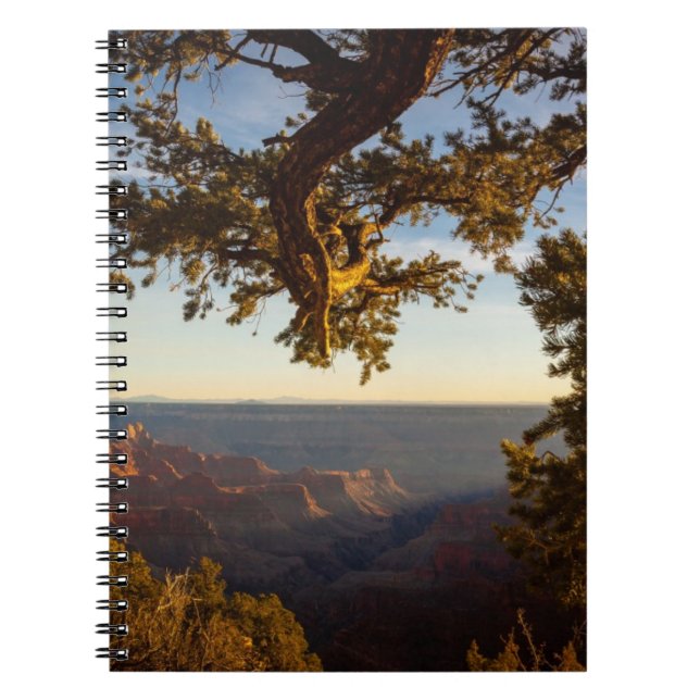 Sunset over Grand Canyon Notebook (Front)