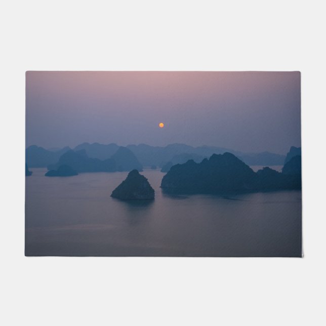 Sunset over Halong Bay - Vietnam, Asia Doormat (Front)