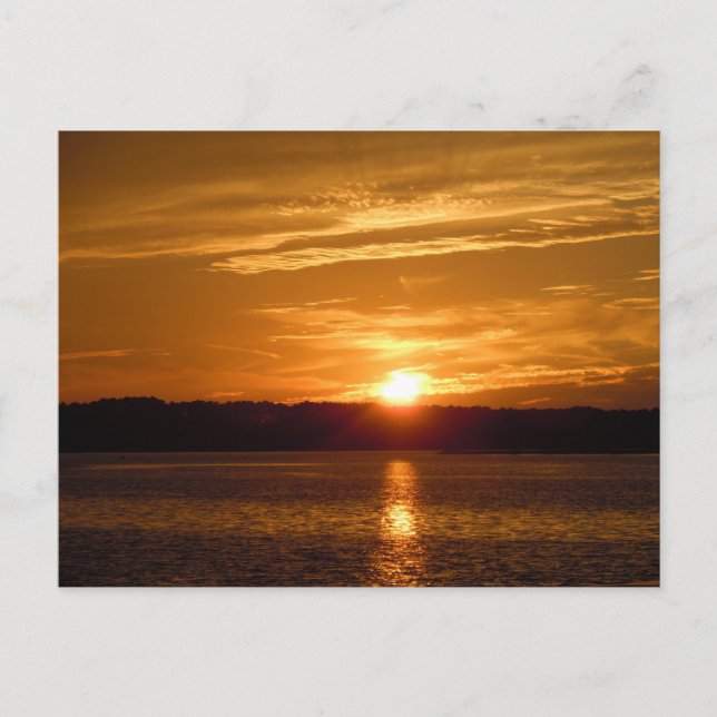 Sunset over Hilton Postcard (Front)