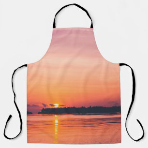 SUNSET OVER HORIZON APRON