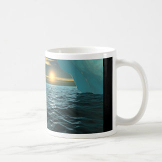 Sunset Over Ice Coffee Mug