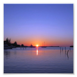 SUNSET OVER JAMAICA PHOTO PRINT