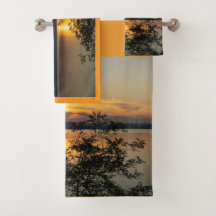 Sunset over Lake Balaton, Hungary.