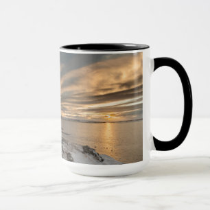 Sunset over lake Myvatn, Iceland Mug