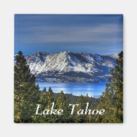 Sunset Over Lake Tahoe California Magnet