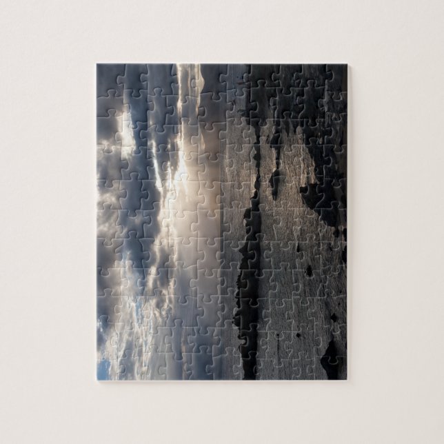 Sunset over Lanzarote Jigsaw Puzzle (Vertical)