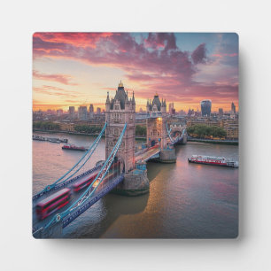 Sunset over London Plaque