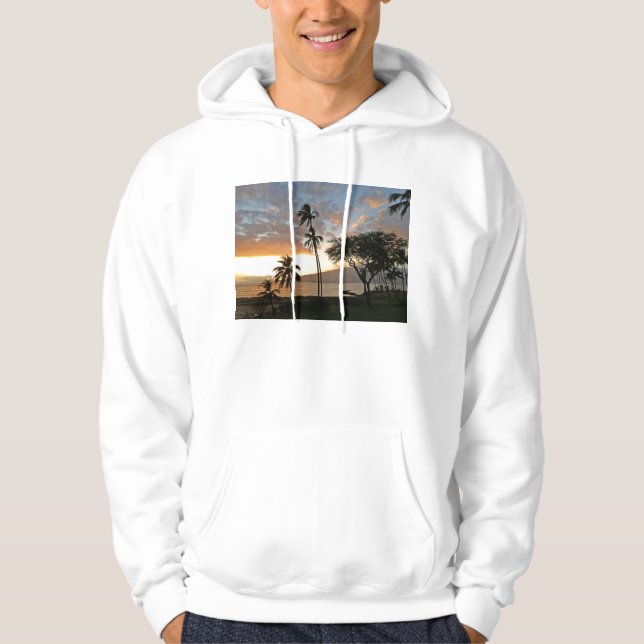 Sunset over Maalaea Bay, Maui Hoodie (Front)