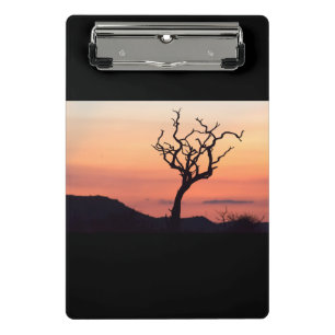 Sunset over Madikwe Mini Clipboard