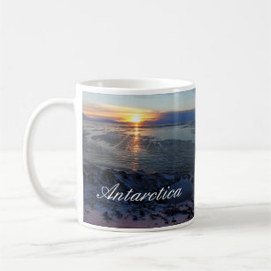 Sunset over McMurdo Sound, Antarctica Coffee Mug