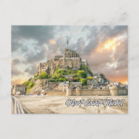 Sunset Over Mont-Saint-Michel, Normandy