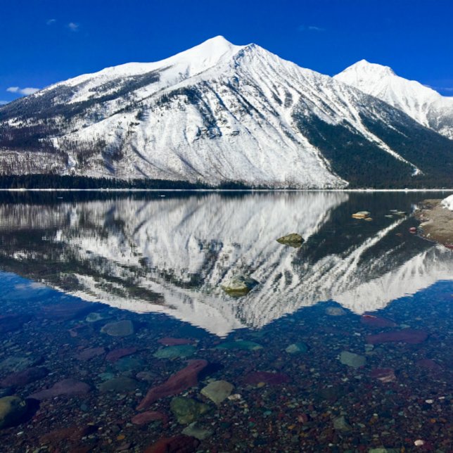 Sunset over Montana Card (Spring in Glacier National Park)