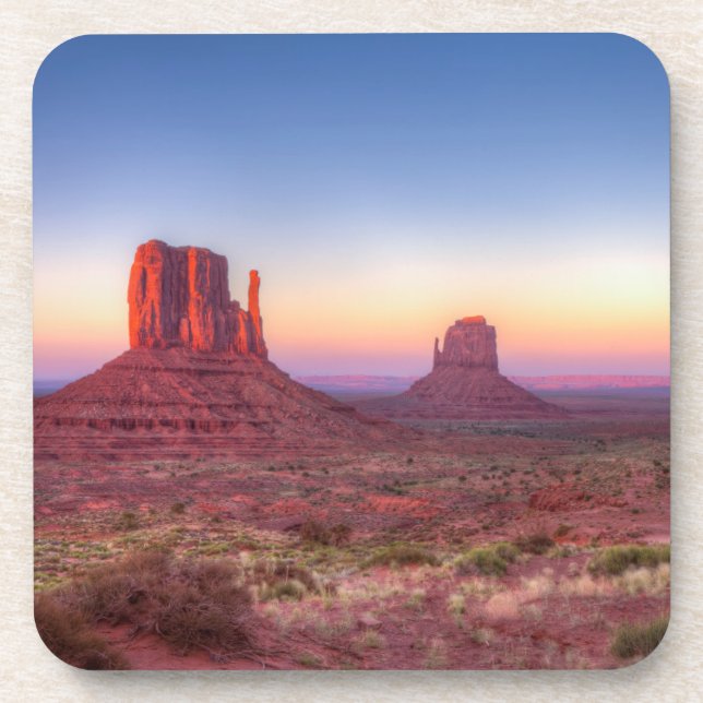 Sunset Over Monument Valley Arizona Coaster (Front)