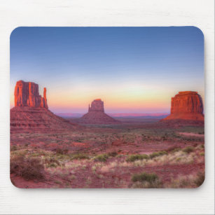 Sunset Over Monument Valley Arizona Mouse Pad