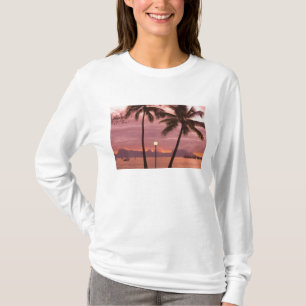 Sunset over Moorea from Sofitel Maeva Beach T-Shirt