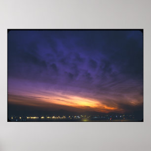 Sunset over Phoenix Poster