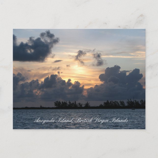 Sunset over Pomato Point (title) Postcard (Front)