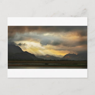 Sunset over Snowdonia Postcard
