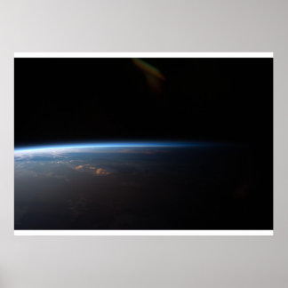Sunset Over South America Poster