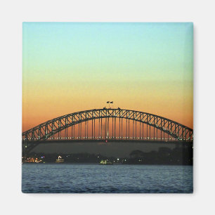 Sunset over Sydney Harbour Bridge, Australia Magnet