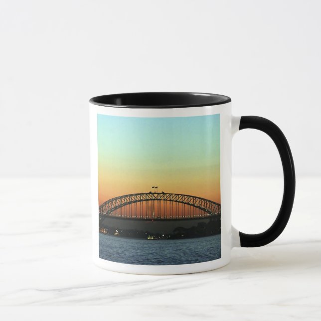 Sunset over Sydney Harbour Bridge, Australia Mug (Right)
