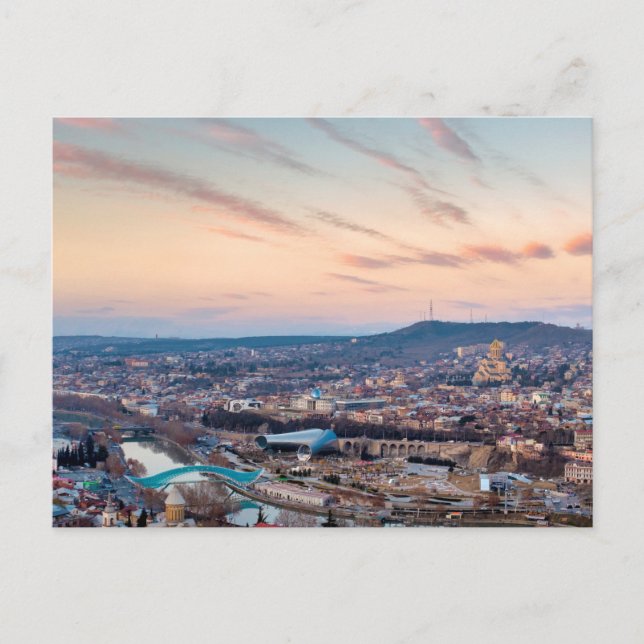 Sunset over Tbilisi Postcard (Front)