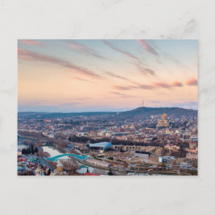 Sunset over Tbilisi Postcard