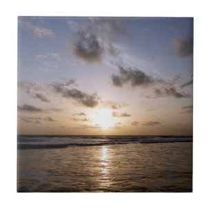 Sunset over the Arabic Sea Ceramic Tile