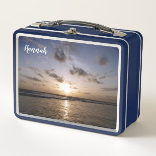 Sunset over the Arabic Sea Metal Lunch Box