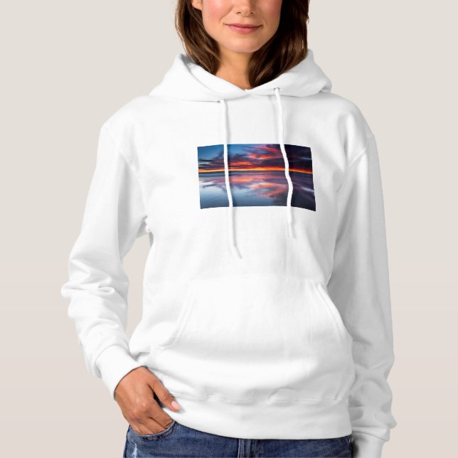 Sunset over the Channel Islands, CA Hoodie (Front)
