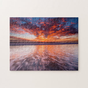 Sunset Over The Channel Islands Jigsaw Puzzle